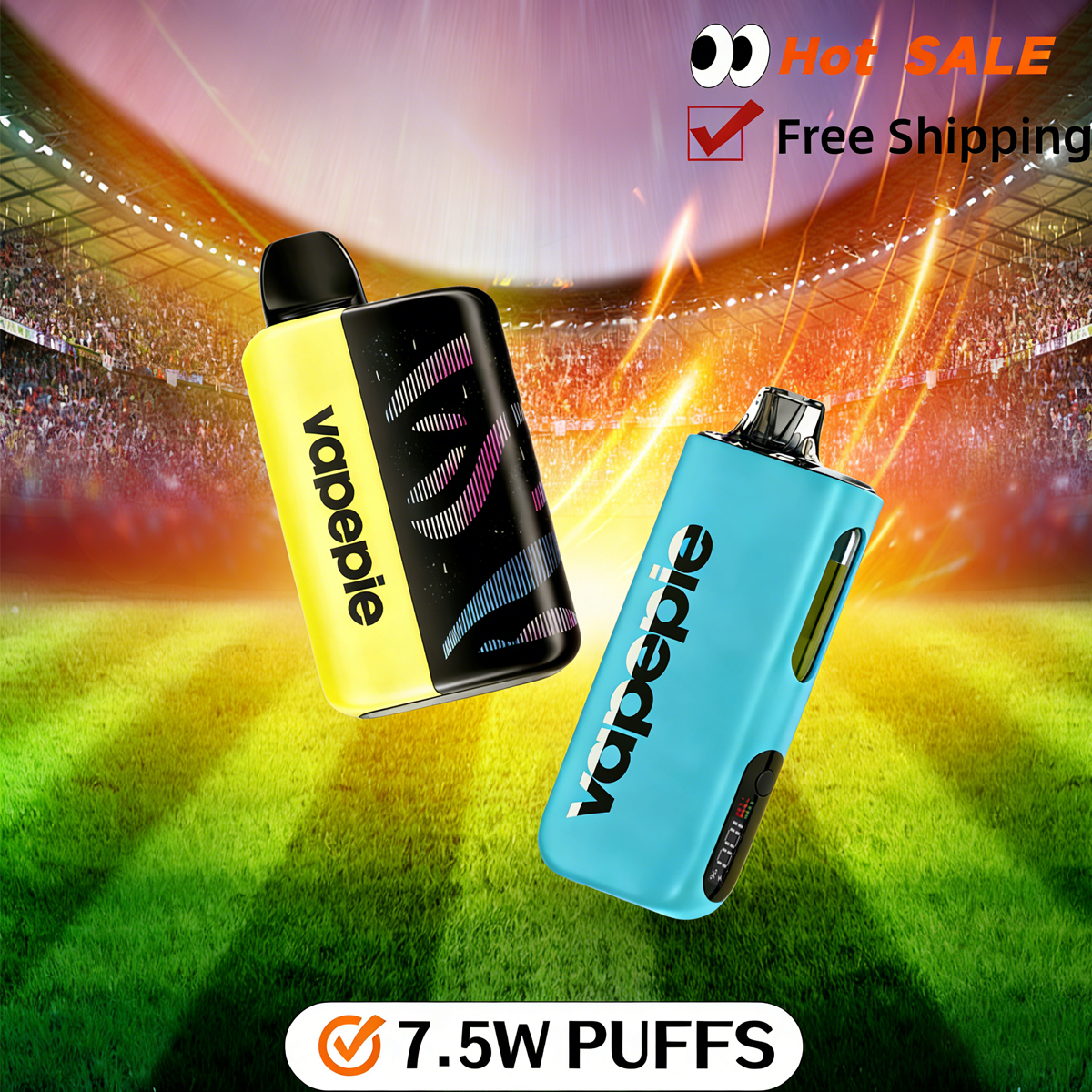 【Affordable 2-pack - 35,000 puffs-40,000 puffs】 VAPEPIE 75000 Puffs Max Cloud Max Run Disposable Vape