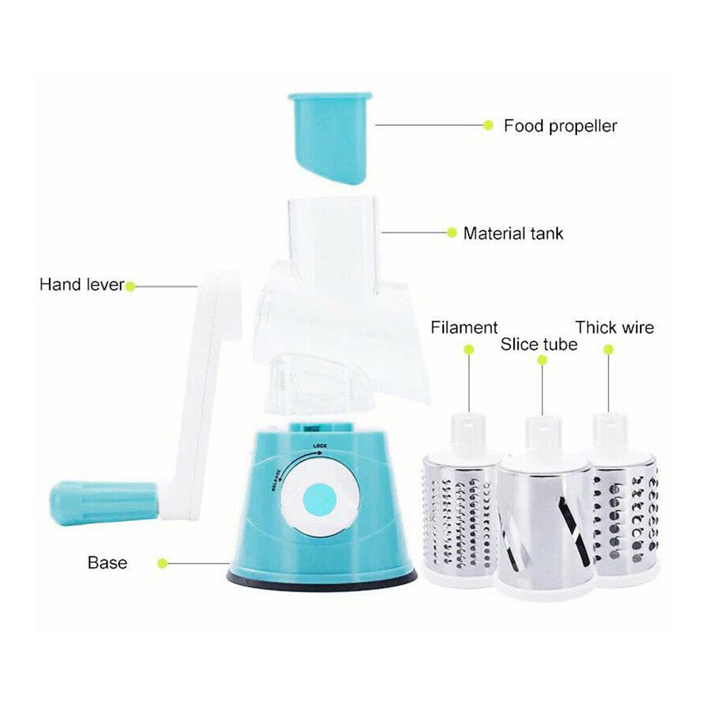 Higolot™ Roller Vegetable Slicer (Slice/Shred/Grind)