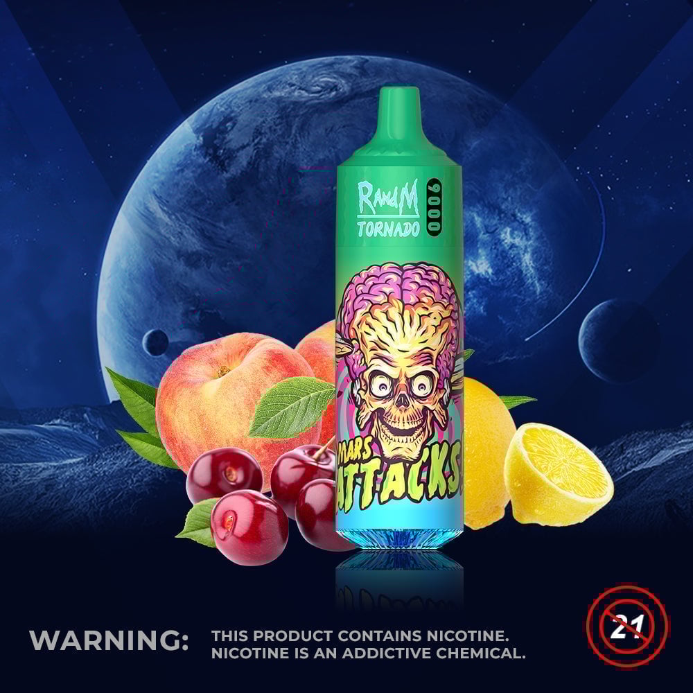 RM 9000 Puffs Series  Device Tornado - All Flavors(43 Flavors)