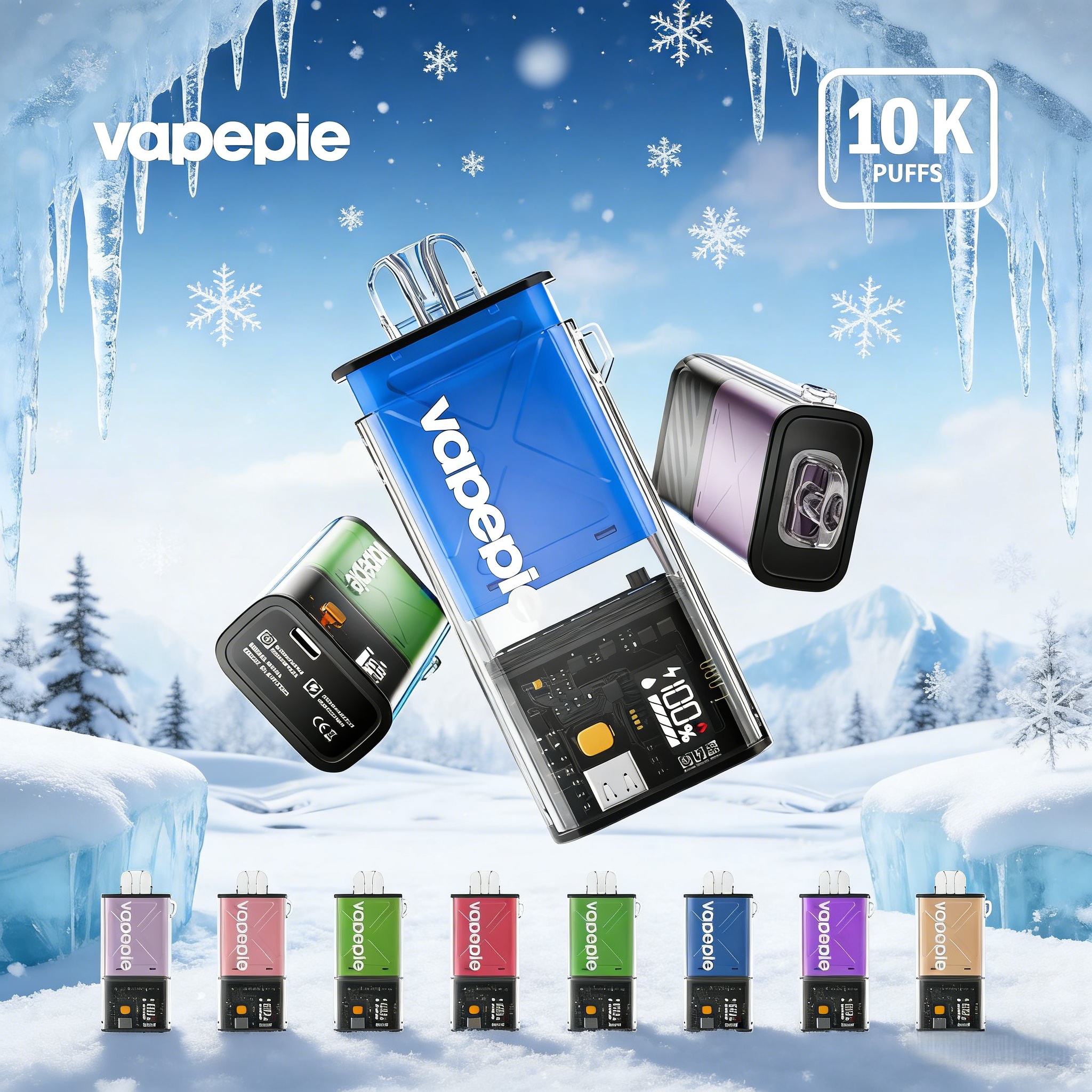 【USA】Vapepie FlexSwitch 10000 Puff Vape | U.S. Warehouse Fast Delivery