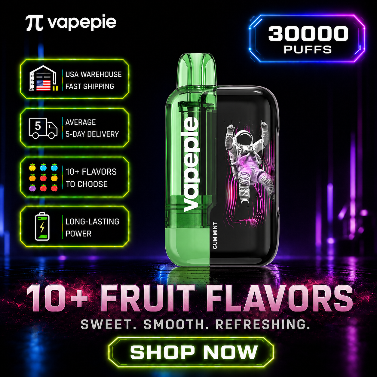 Mango Pineapple丨30000 Puffs