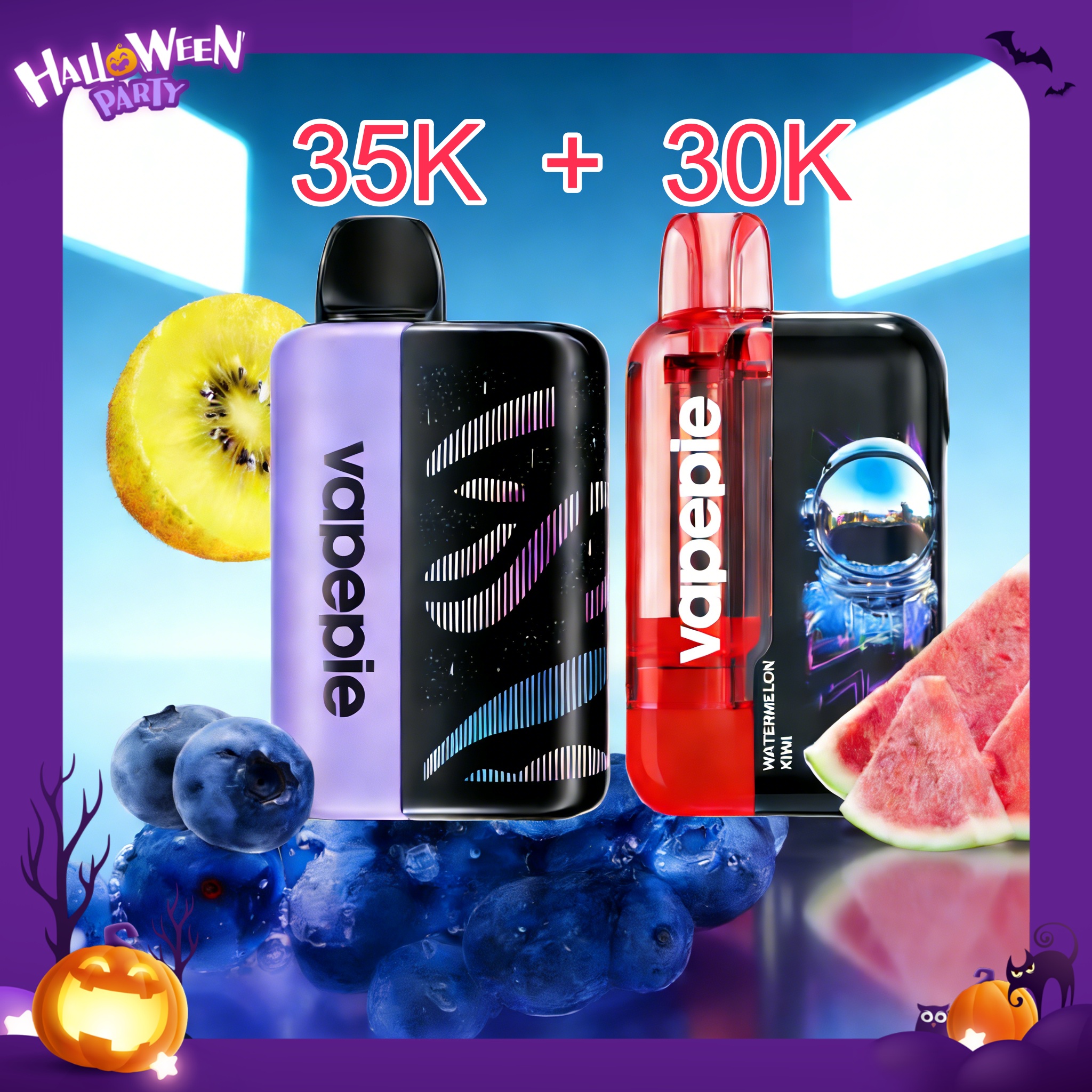 【USA】Vapepie 65000 Puff 2 IN 1 Value Package | U.S. Warehouse Fast Delivery