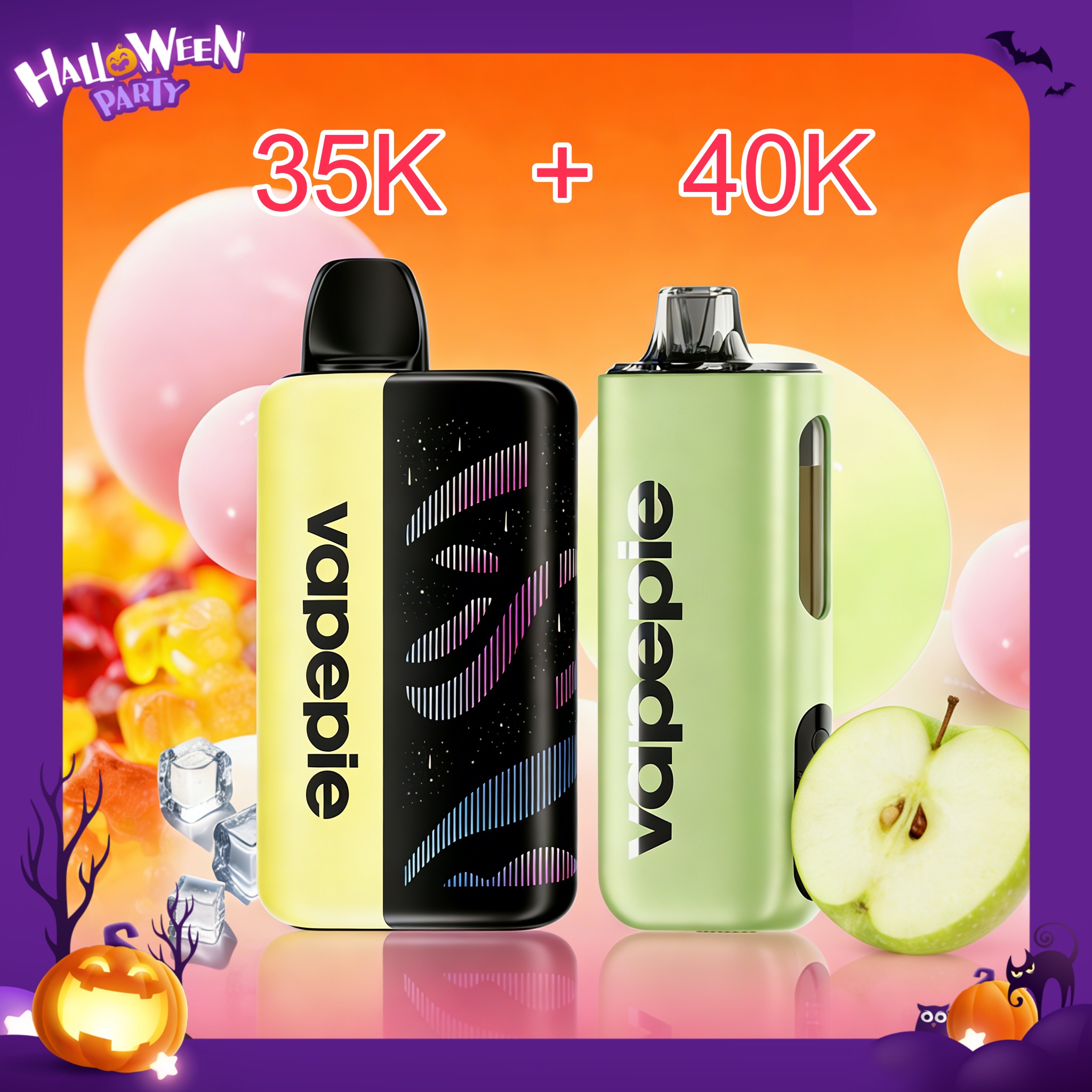 【USA】Vapepie 75000 Puff 2 IN 1 Value Package | U.S. Warehouse Fast Delivery