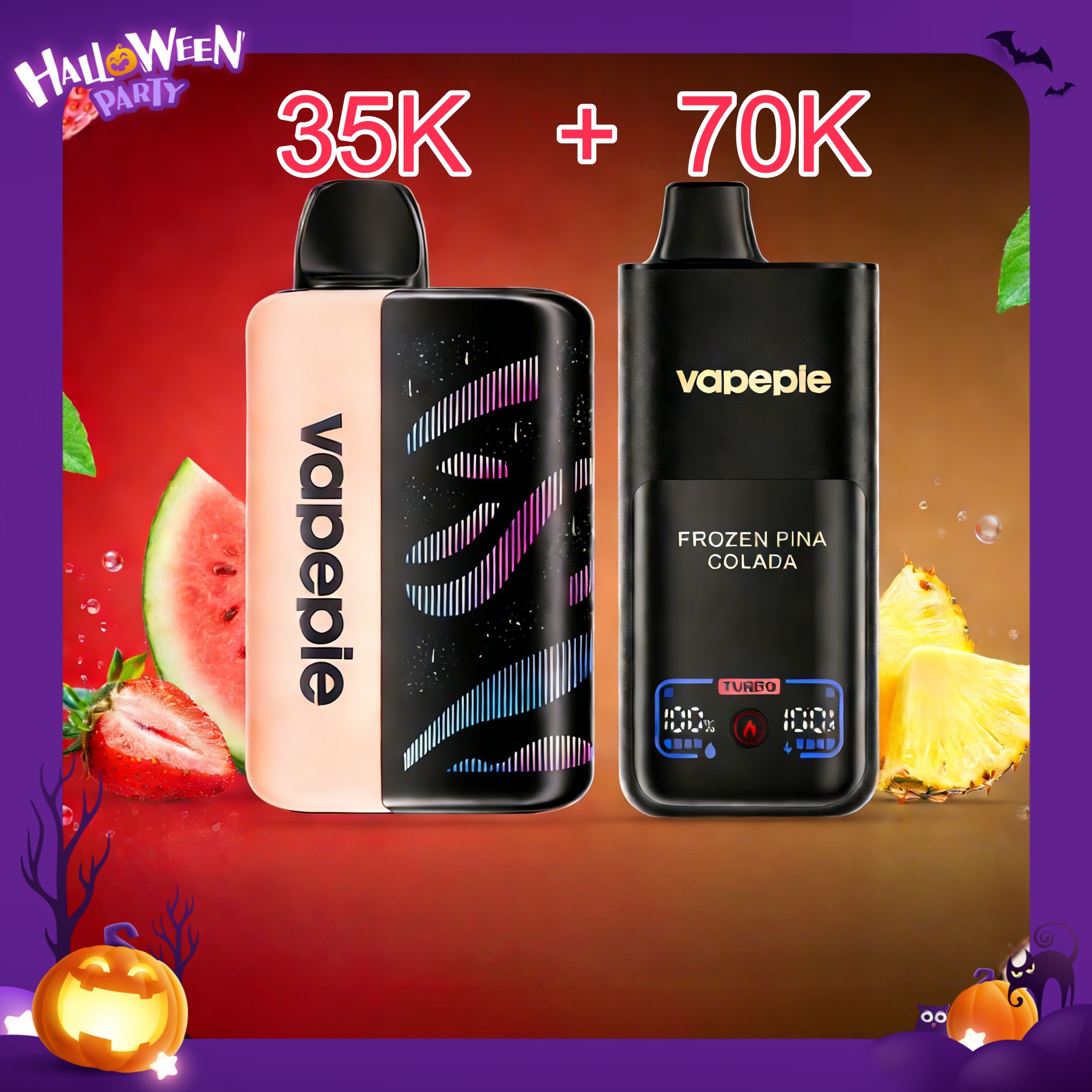 【USA】Vapepie 105000 Puff 2 IN 1 Value Package | U.S. Warehouse Fast Delivery