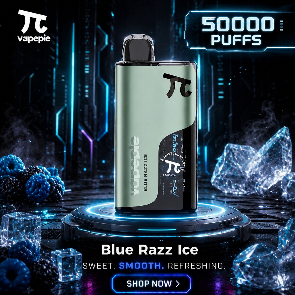 Blue Razz Ice丨50000 Puffs Rechargeable Disposable Vape