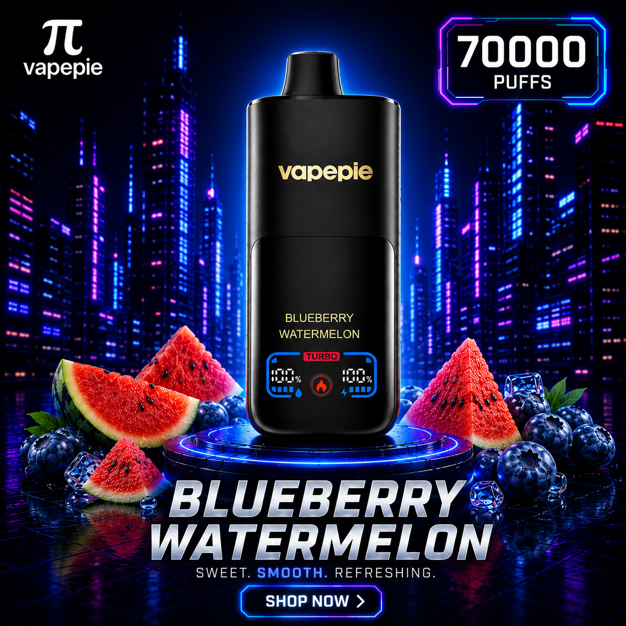 Blueberry Watermelon | 70000 Puffs