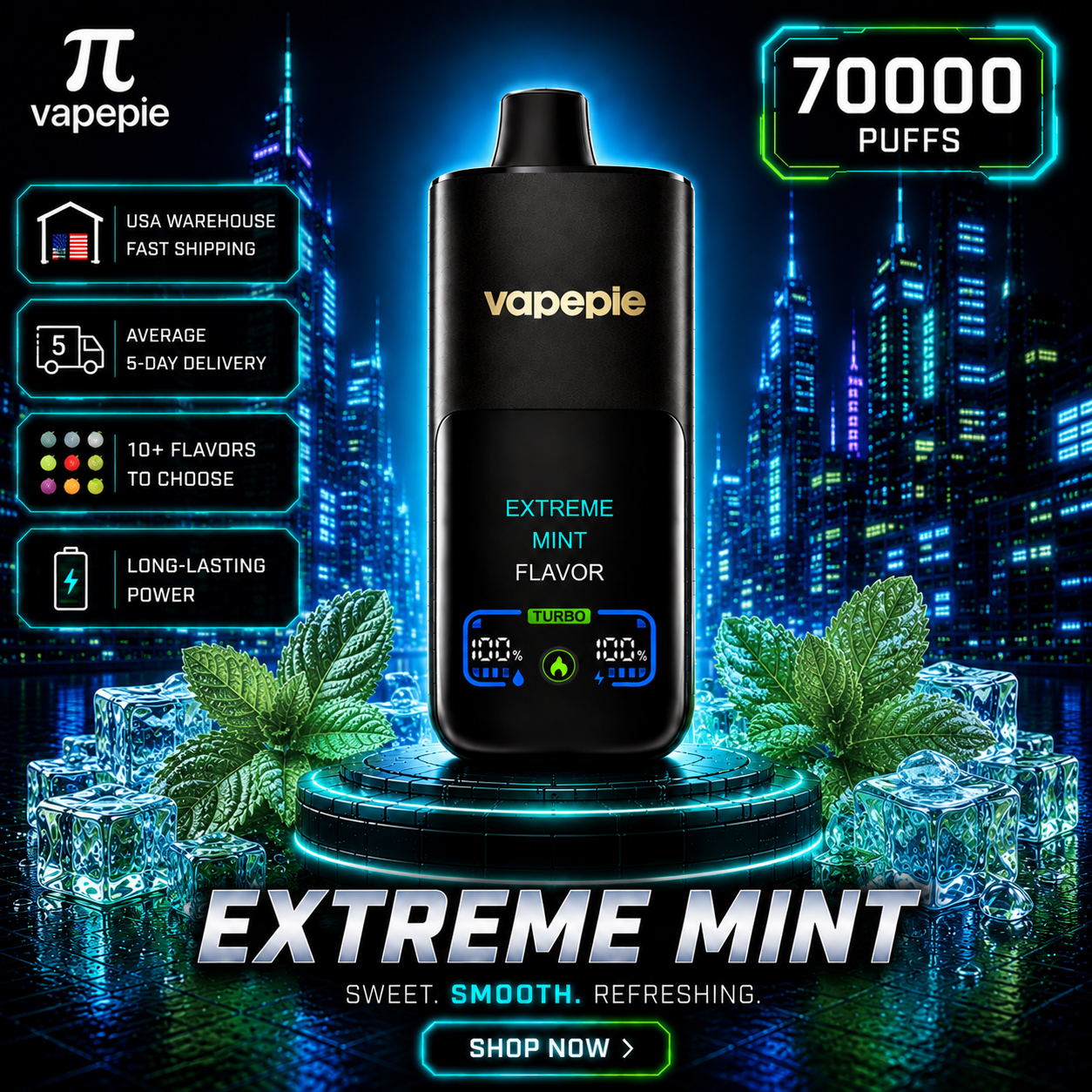Extreme Mint | 70000 Puffs