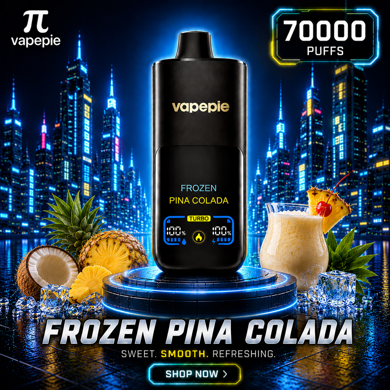 Frozen Pina Colada | 70000 Puffs