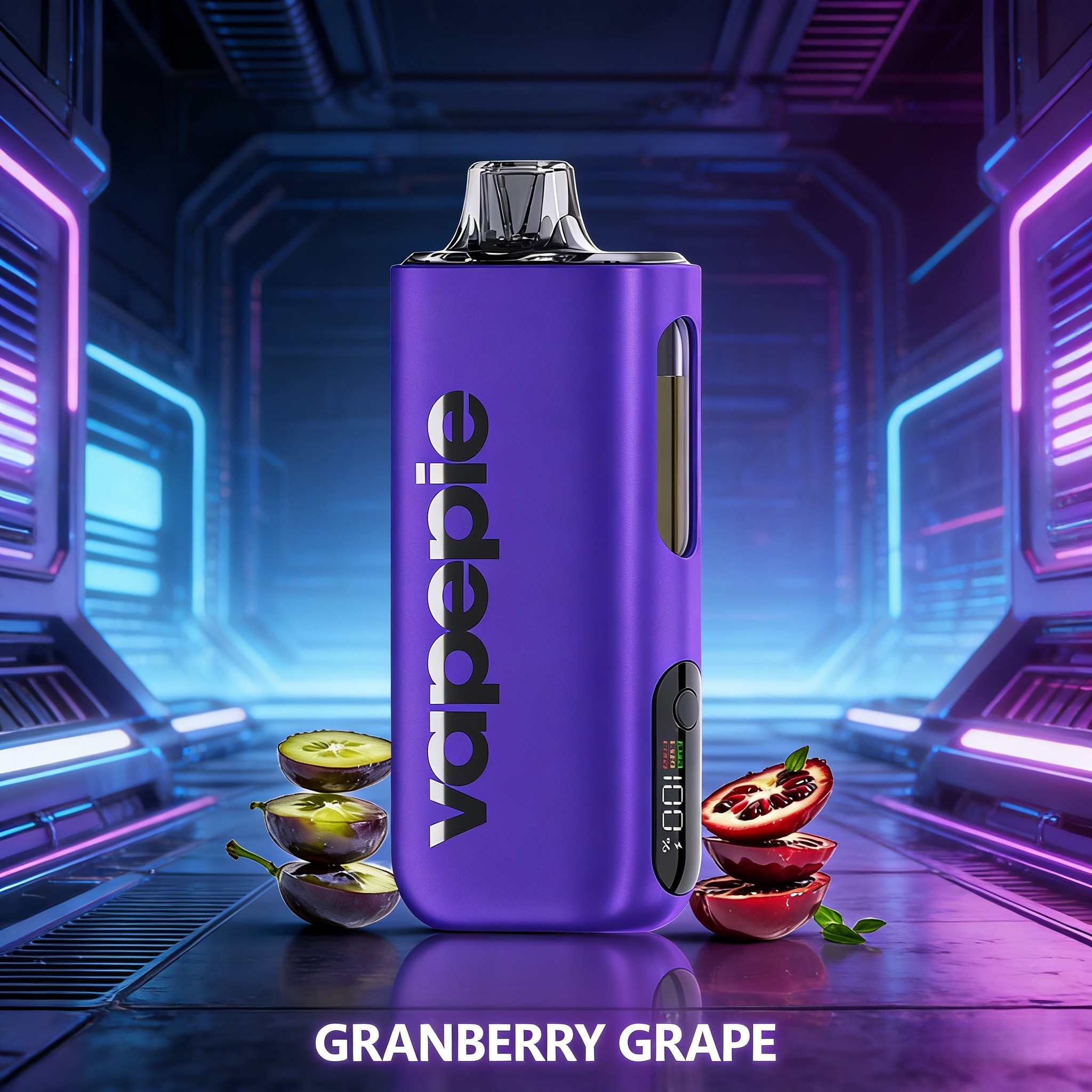 Granberry Grape Flavor Vape | Vapepie Max 40000 Puffs High-Capacity Purple