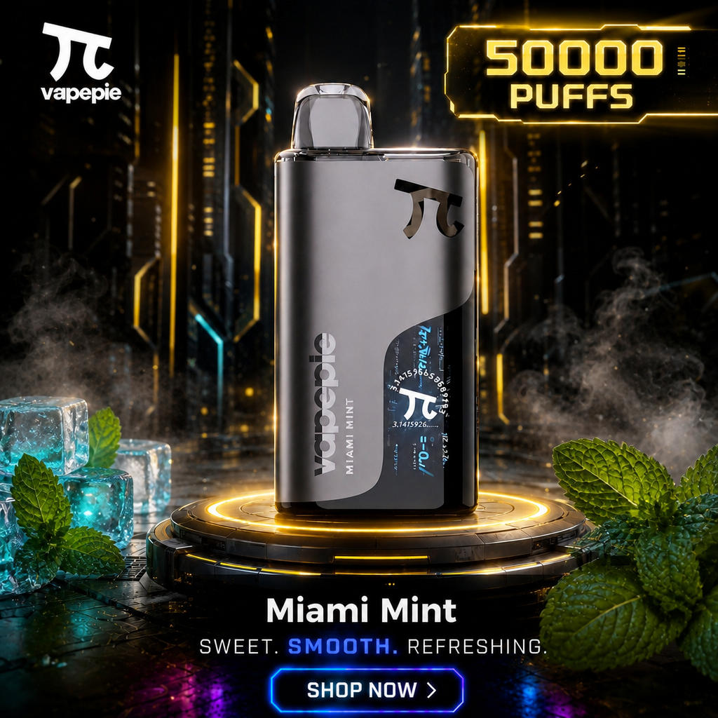 Miami Mint丨50000 Puffs Rechargeable Disposable Vape