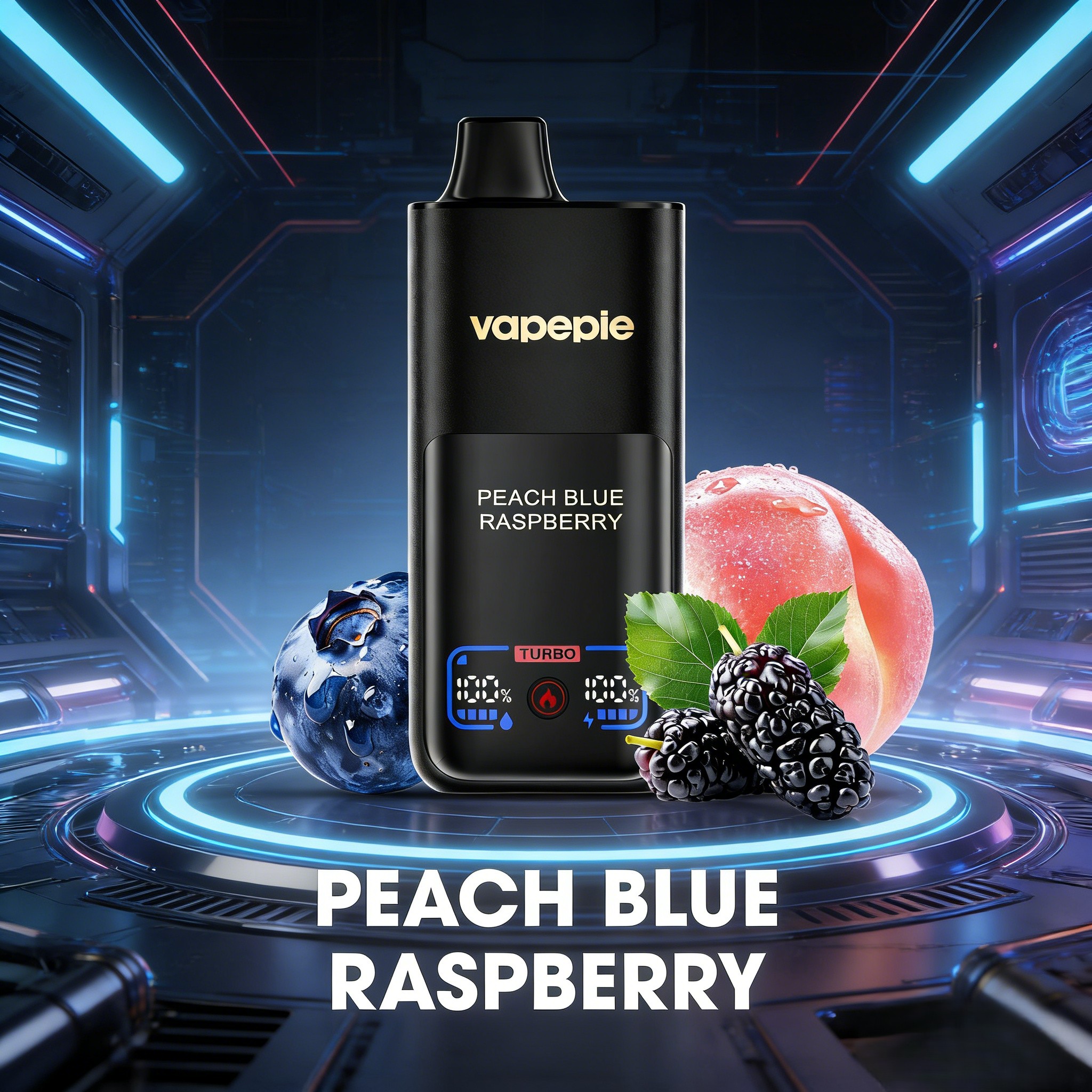 VAPEPIE Peach Blue Raspberry 70000 Puffs Vape