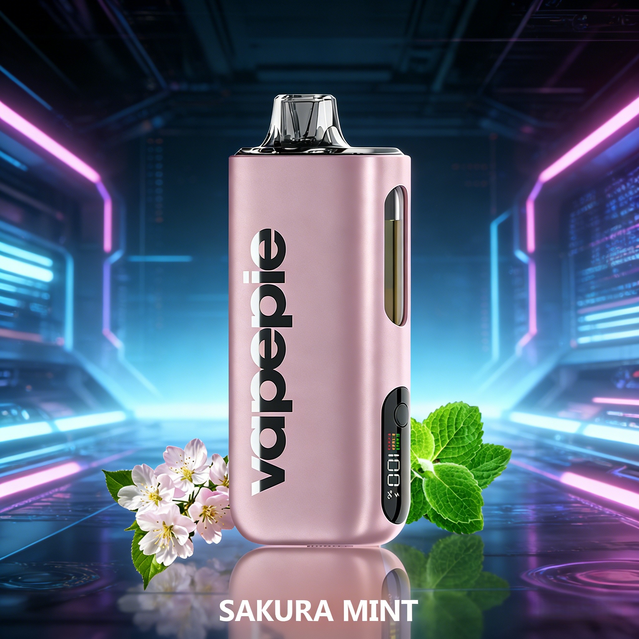 Sakura Mint Flavor Vape | Vapepie Max 40000 Puffs High-Capacity Pink