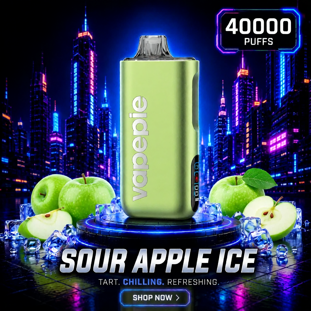 Sour Apple Ice | 40000 PUFFS