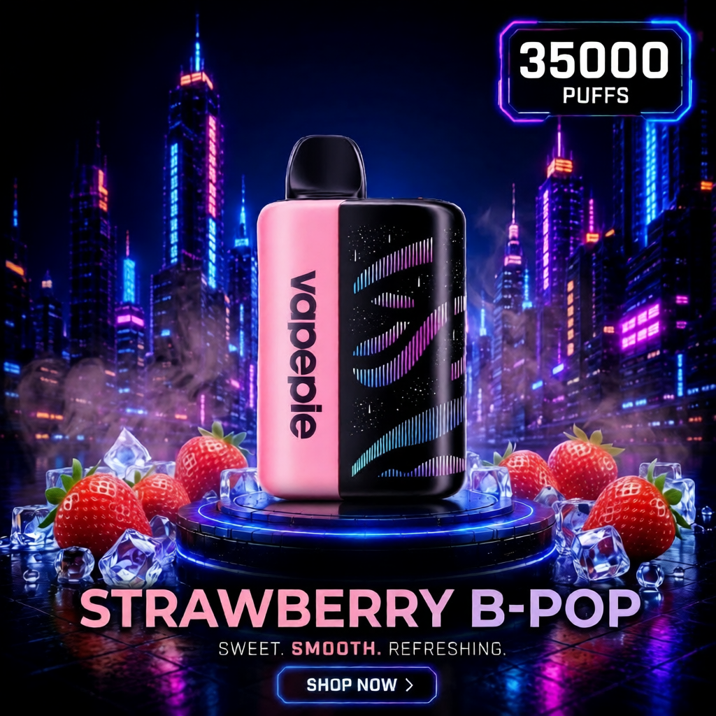 Strawberry B-Pop | 35000 Puffs