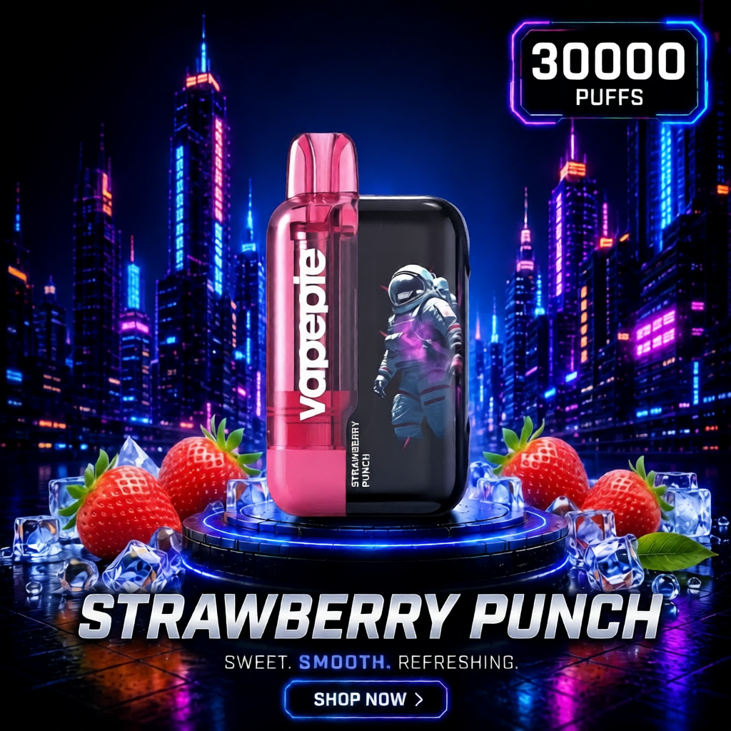 Strawberry Punch丨30000 Puffs