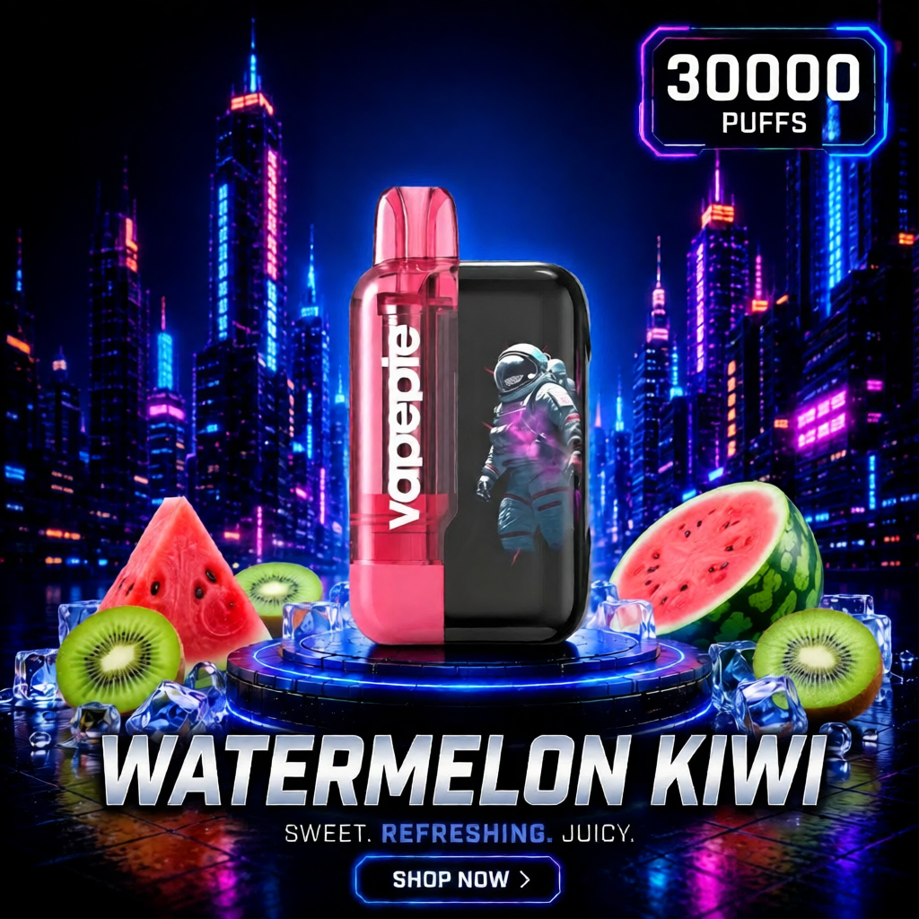Watermelon Kiwi丨30000 Puffs