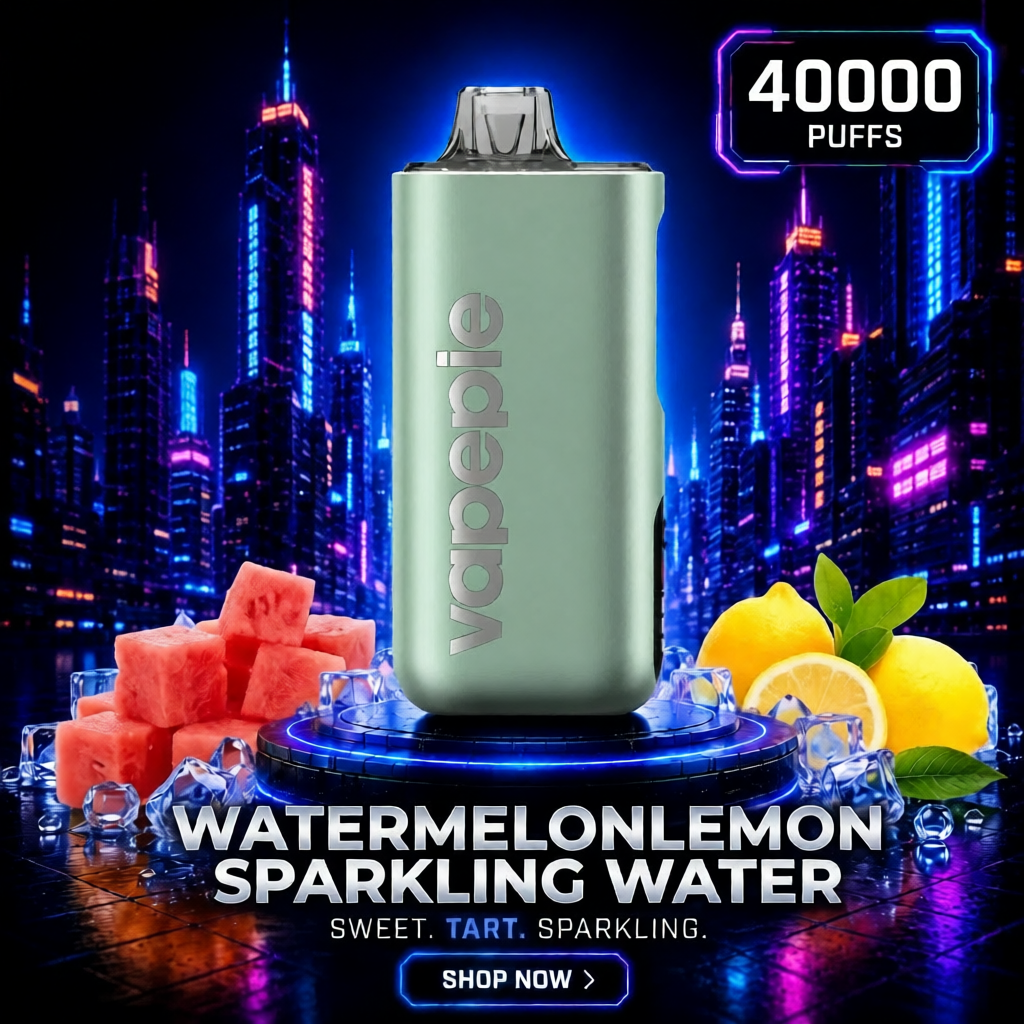 Watermelonlemon Sparkling Water | 40000 Puffs