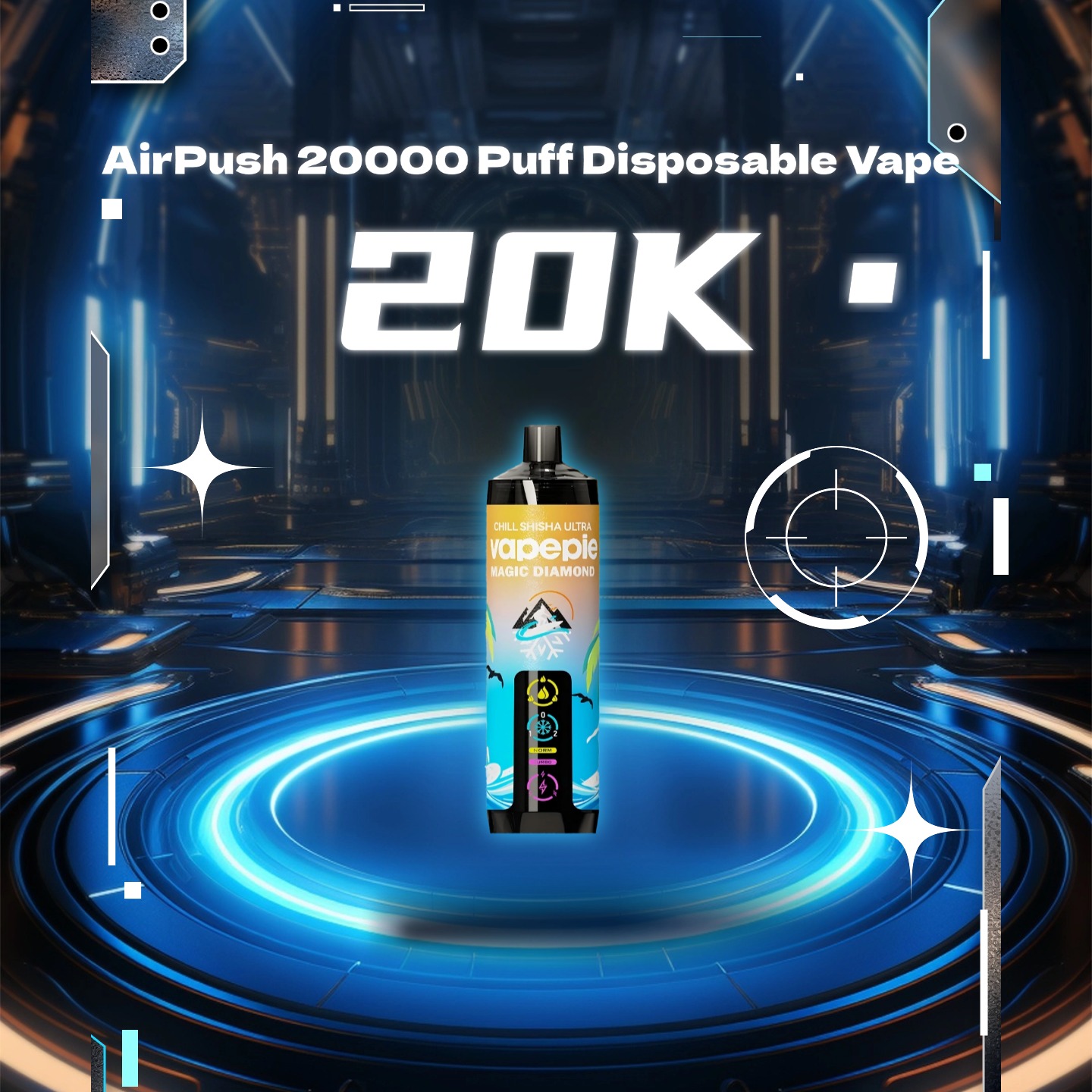 【USA】Vapepie AirPush 20000 Puff Disposable Vape | U.S. Warehouse Fast Delivery