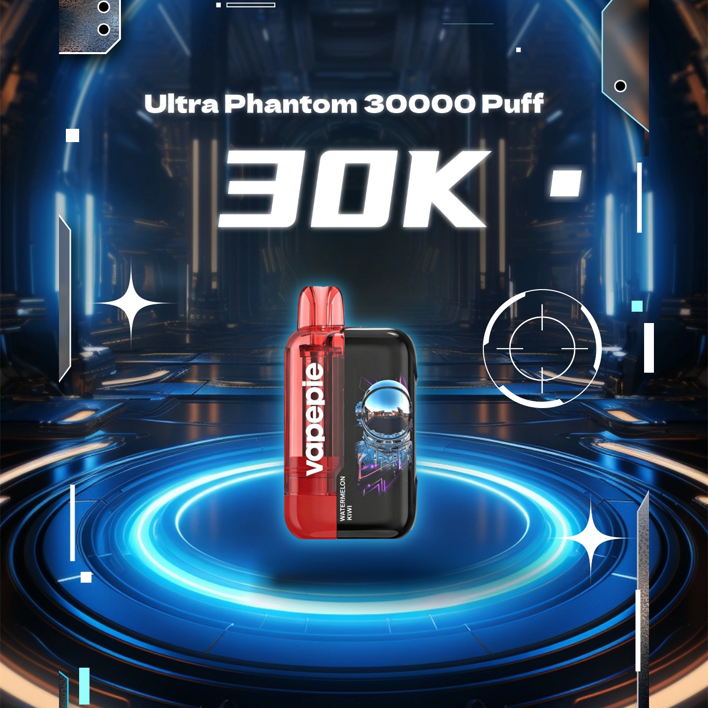 【USA】Vapepie Ultra Phantom 30000 Puff Disposable Vape | U.S. Warehouse Fast Delivery