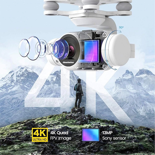 4K dual camera with capture every moment of your life