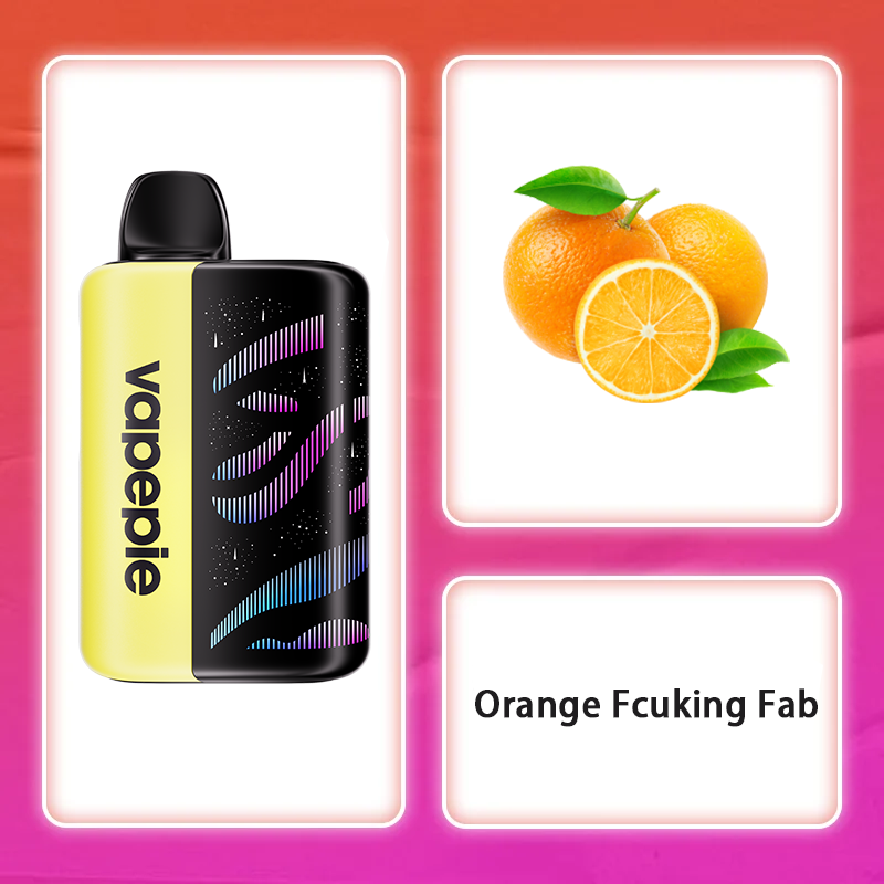 ORANGE FCUKING FAB & VAPEPIE Galactic Gleam 35000 Puffs Vape