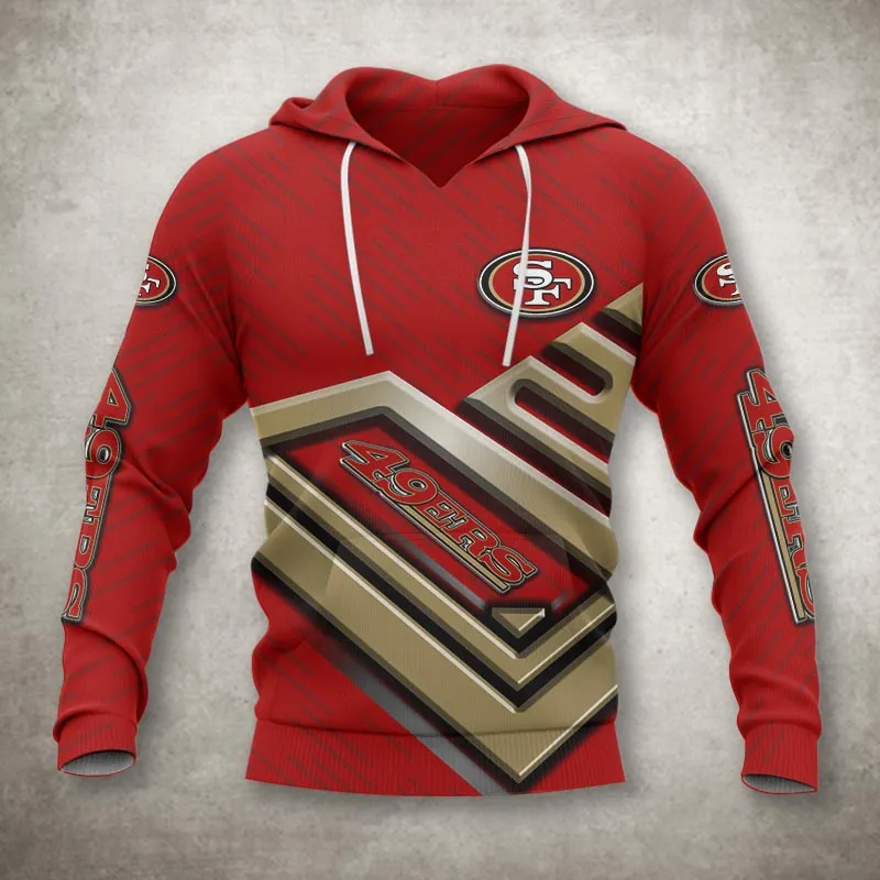 SAN FRANCISCO 49ERS 3D HOODIE DK4399