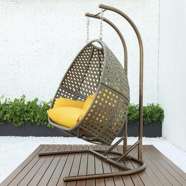 Double Swing Chair with Stand