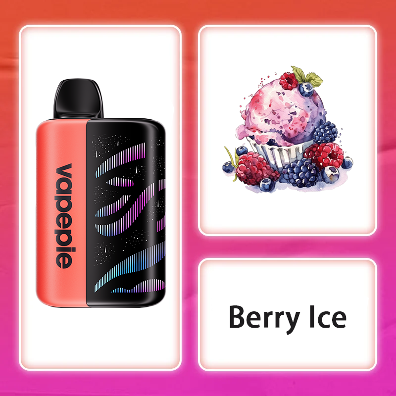 BERRY ICE & VAPEPIE Galactic Gleam 35000 Puffs Vape