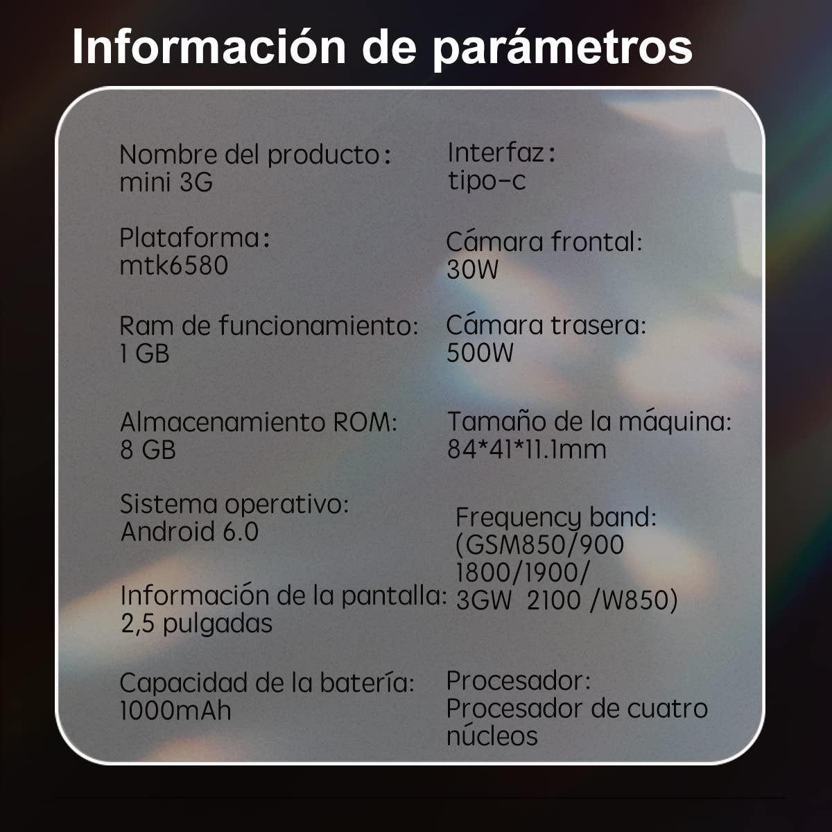 Promoción del último día-P40 mini teléfono ultracompacto de 2,5 pulgadas dual sim