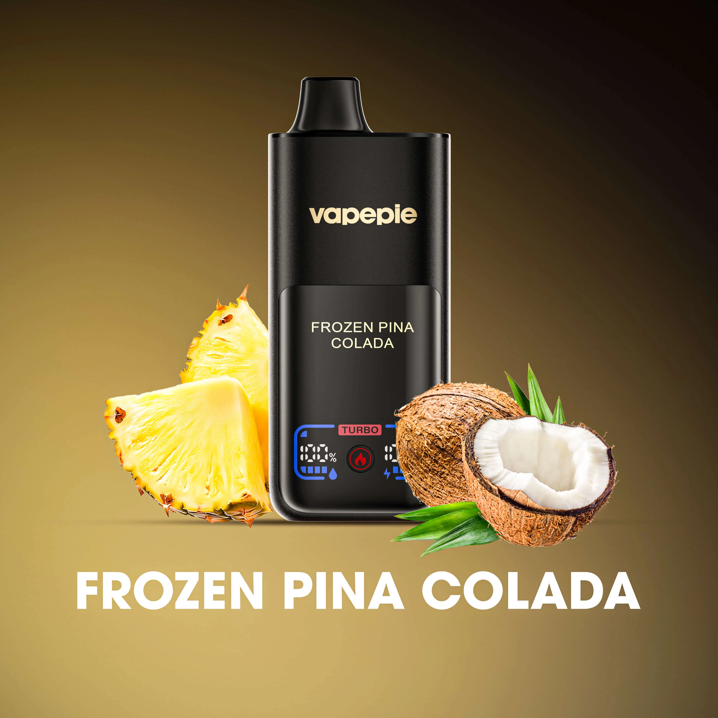 Eisgekühlte Piña Colada-VAPEPIE Mega 70.000 Züge
