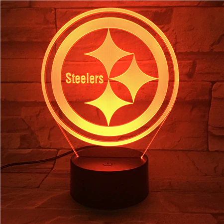 PITTSBURGH STEELERS 3D LED LIGHT LAMP