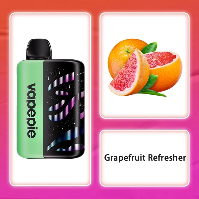 Grapefruit Refresher Flavor Vape | Vapepie 35000 Puffs Galactic Gleam