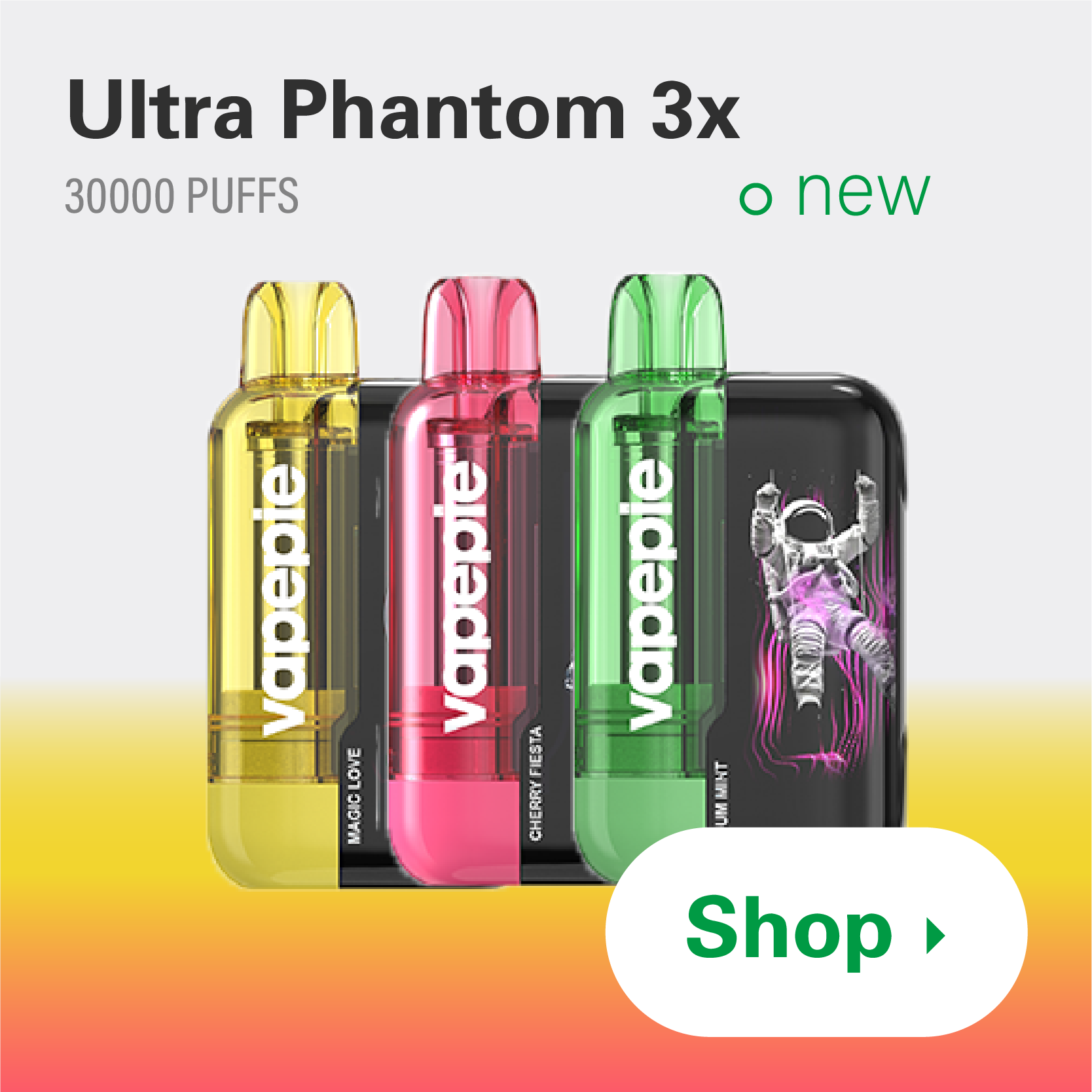 VAPEPIE Ultra 3-PC BUNDLE⭐️⭐️⭐️