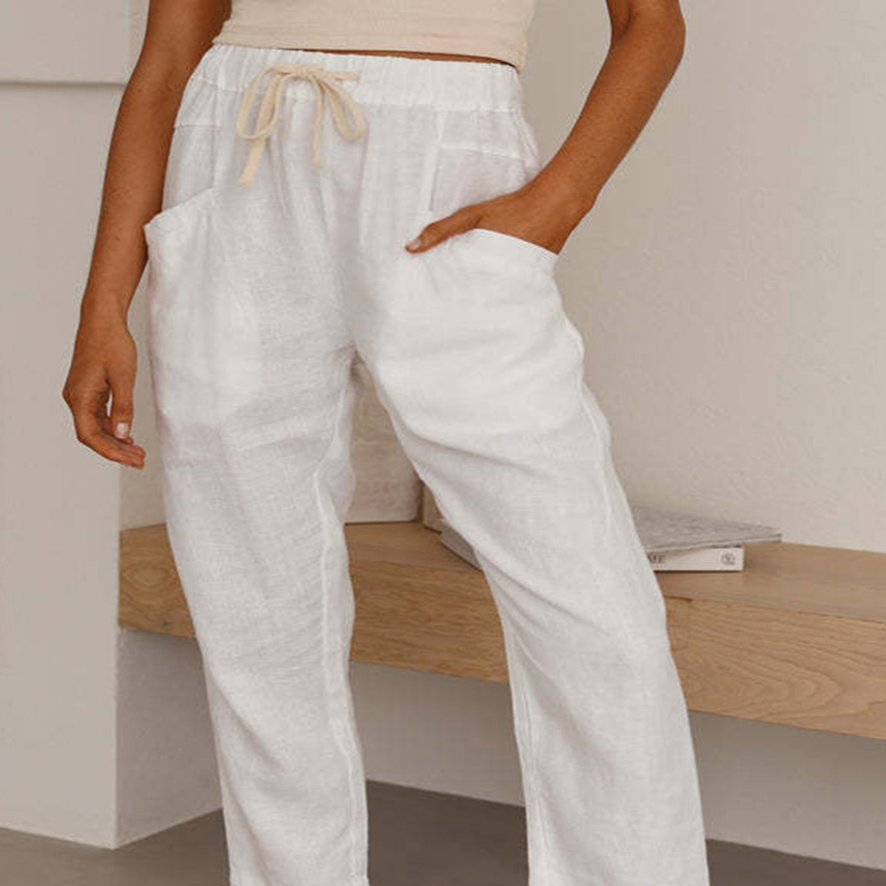 Castillotigo™ Pantalones de verano de algodón y lino