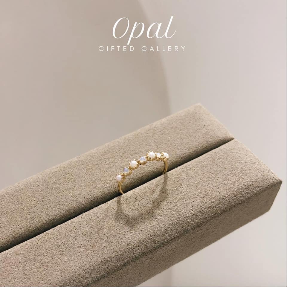 Akoya x Opal Ring by Gifted Gallery