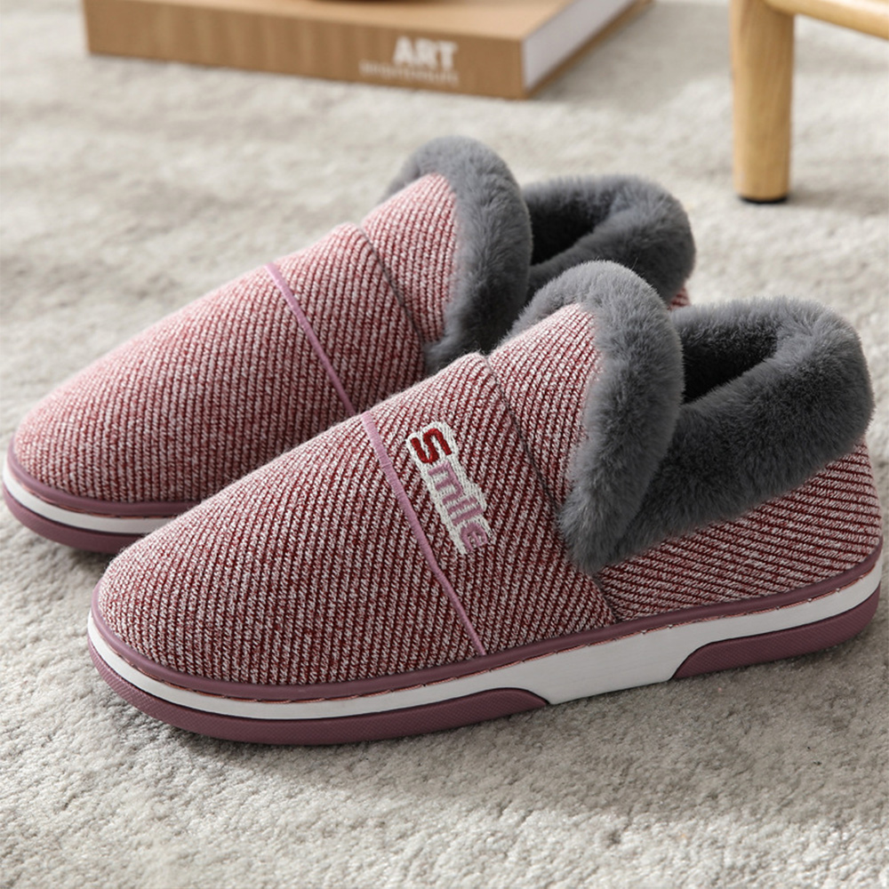 Castillotigo™ Zapatillas cálidas de casa antideslizantes de suela gruesa