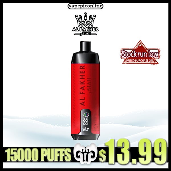 AL FAKHER 15000 Puffs with Integrated Hookah Soundwaves!