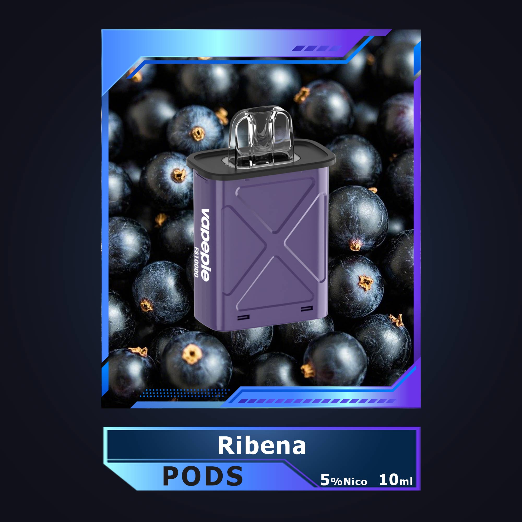 Ribena-Vapepie Disposable Pod 10000 PUFFS