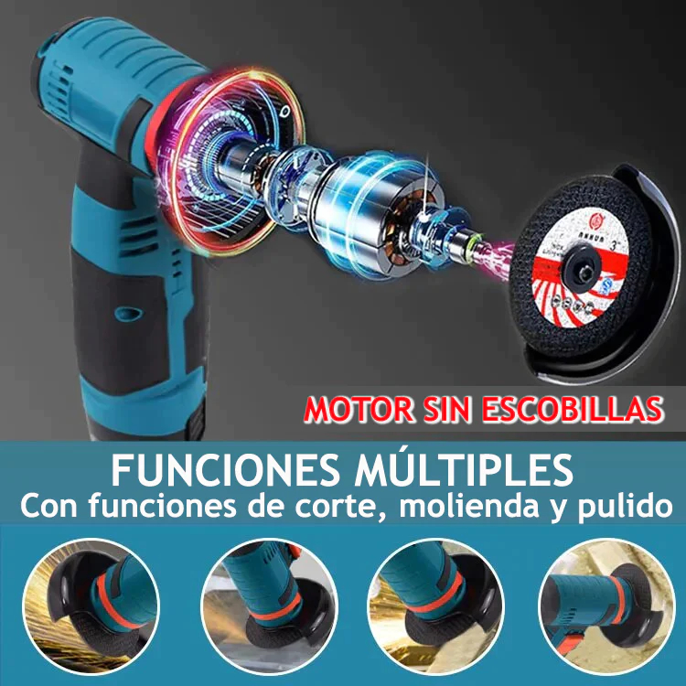 🎁Oferta especial de hoy por tiempo limitado🎁Amoladora Angular Flex + x2 Baterías