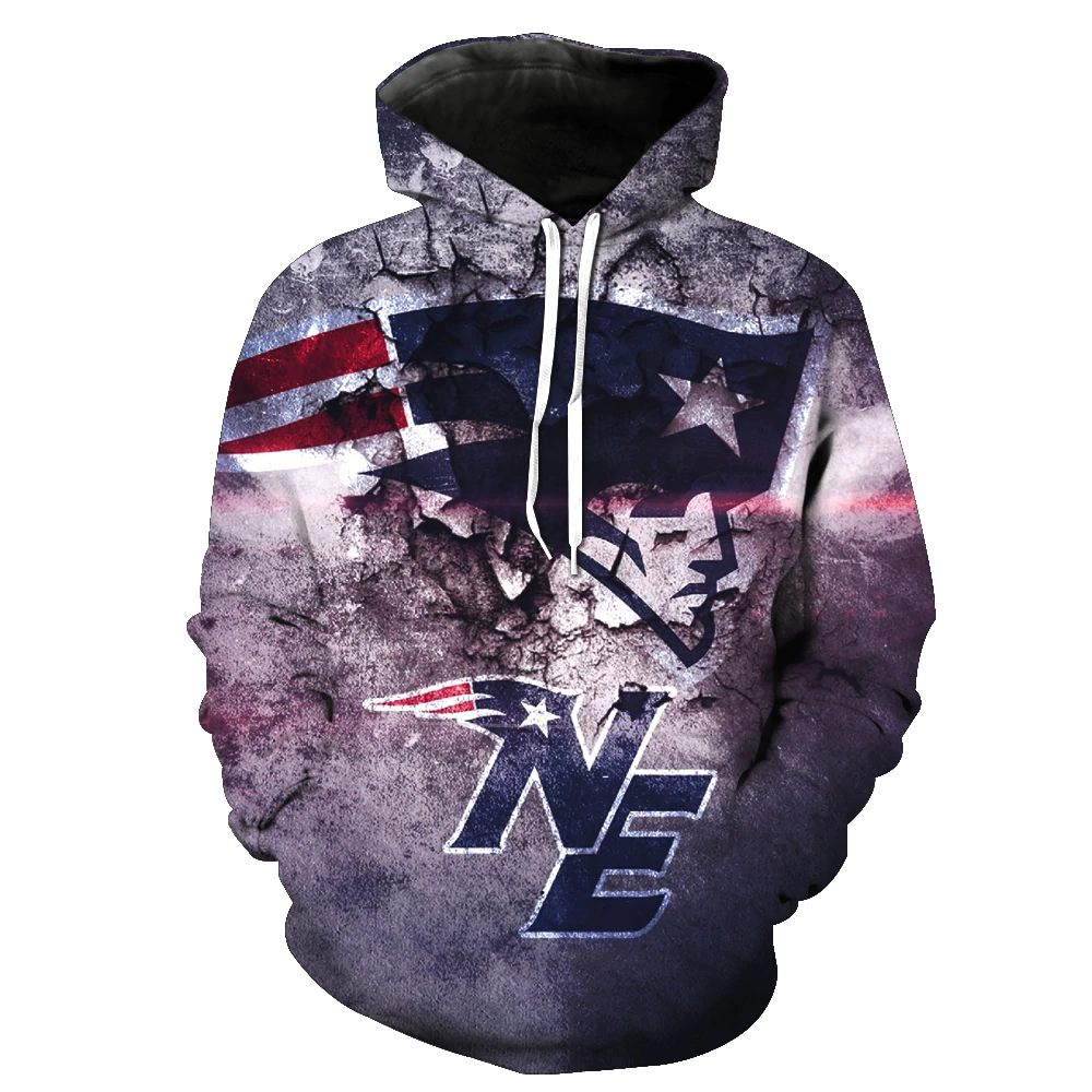 PATRIOTS 3D HOODIE 2989