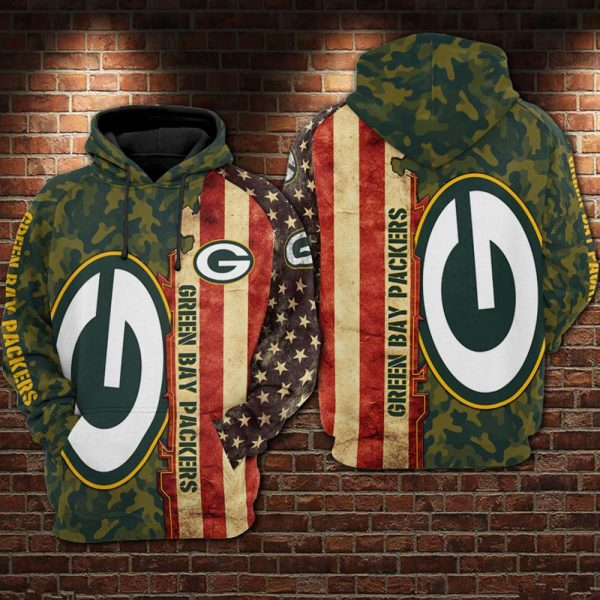 GREEN BAY PACKERS 3D HOODIE AGBP08