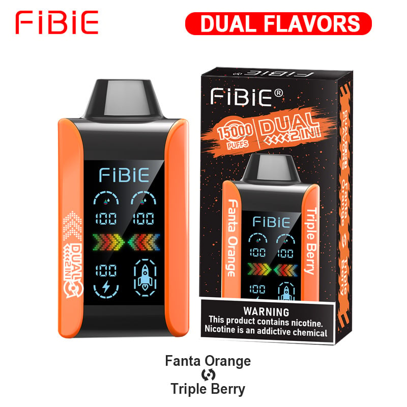 FIBIE 15000 Dual Flavors (Dual flavor switch Over 100,000 positive reviews)