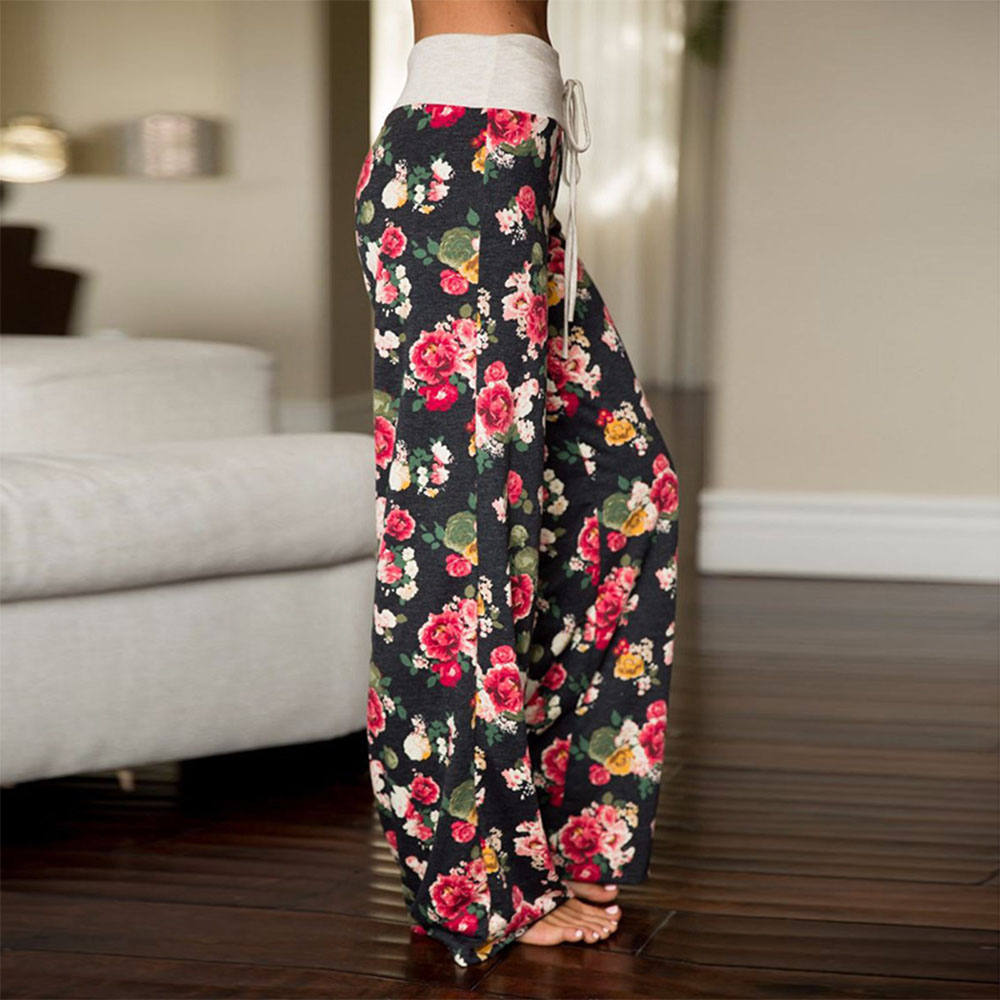 Castillotigo™ Pantalones sueltos estampados con cordones