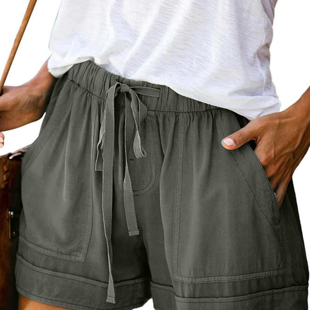 Castillotigo™ Pantalones cortos casuales de color sólido