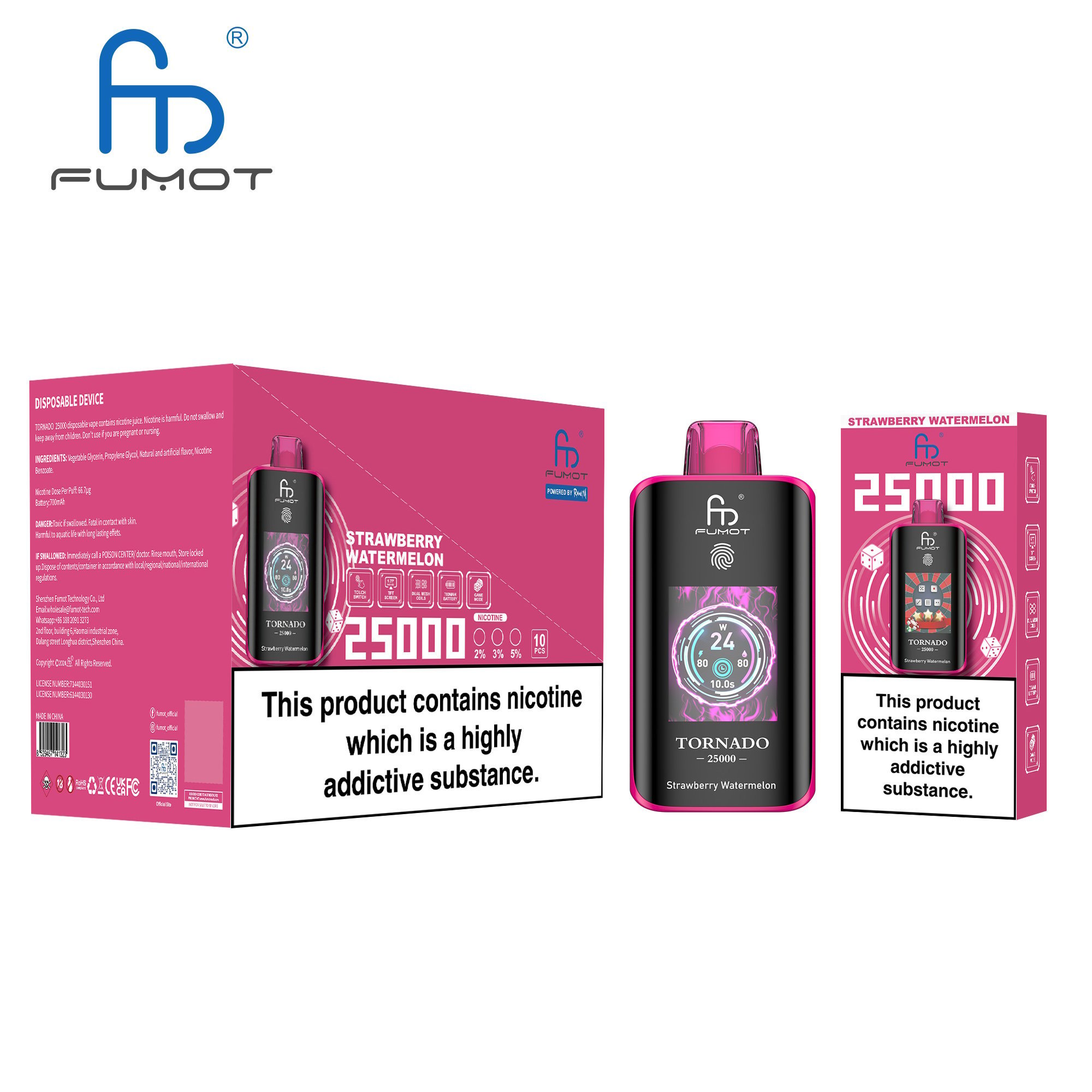 FUMOT TORNADO 25000 PUFFS - GAME MODE