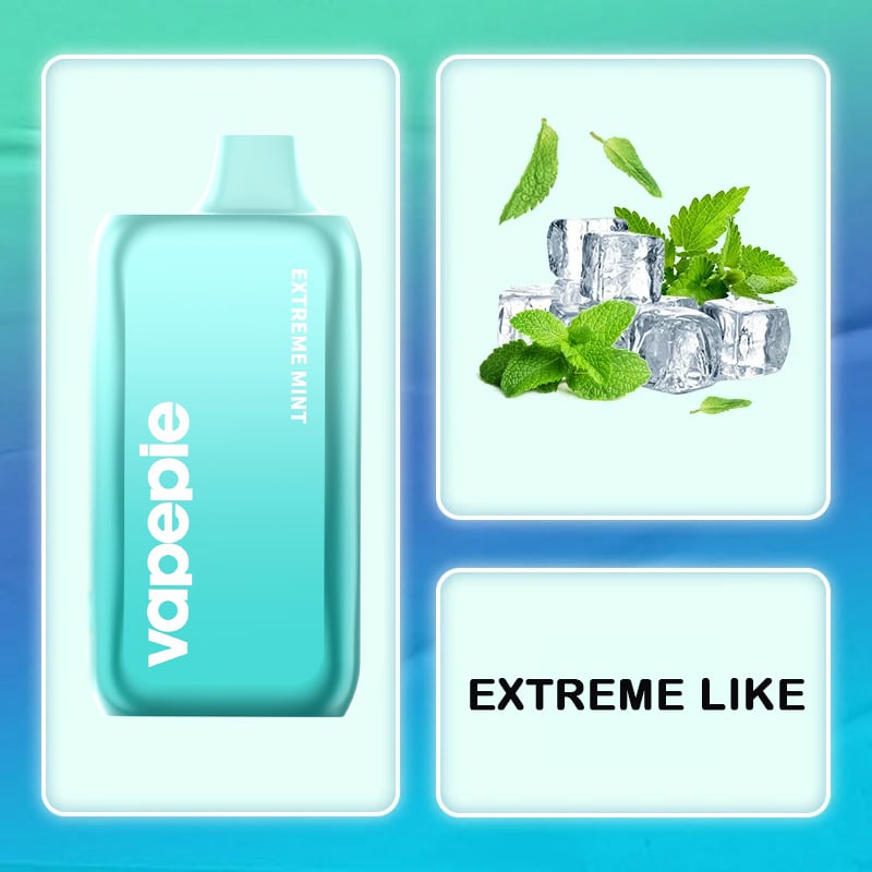 Extreme Mint Flavor Vape | VAPEPIE GHOST AIR 40000 PUFFS