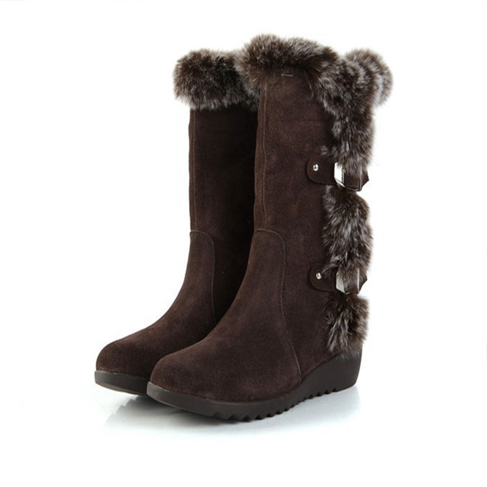 Castillotigo™ Botas de piel de conejo sintético
