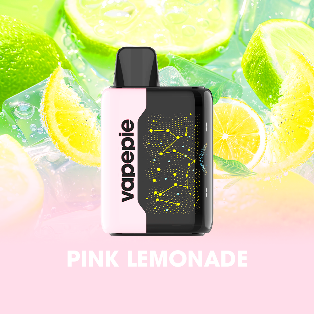 PINK LEMONADE  & VAPEPIE 25000 PUFFS - Star Sky Curved Screen