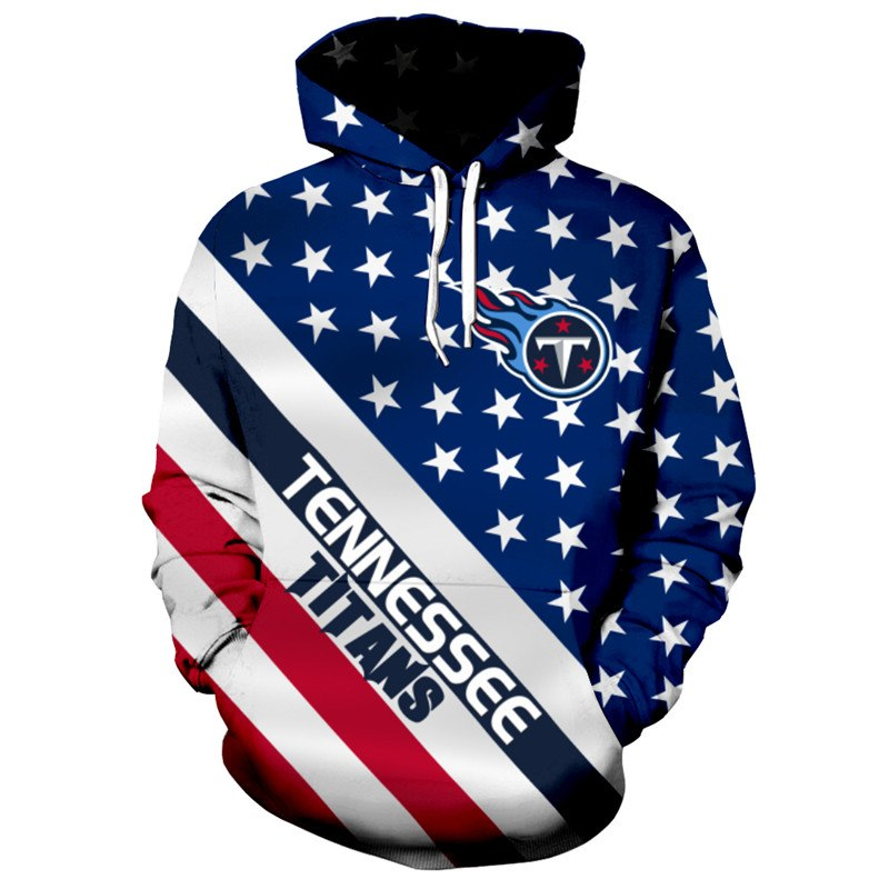 TENNESSEE TITANS 3D HOODIE FLAG108