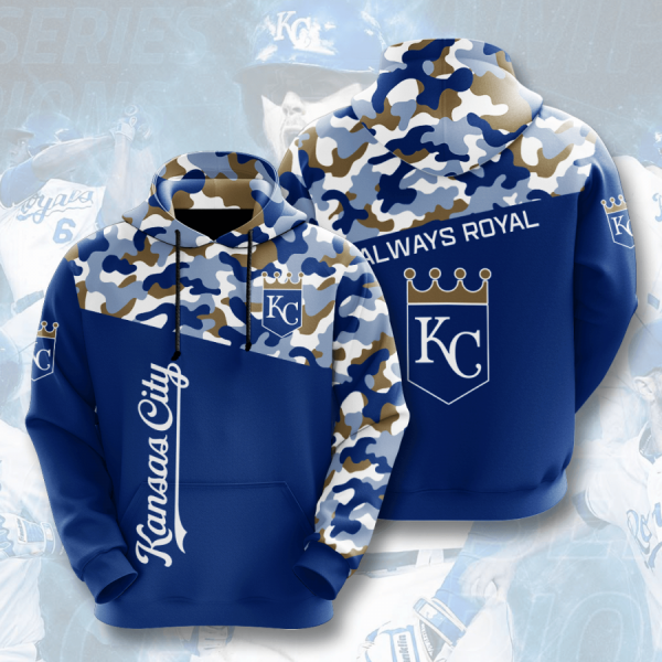 KANSAS CITY ROYALS 3D HOODIES KCR006